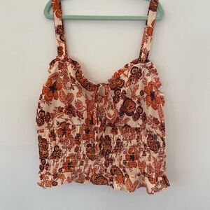 Sienna Sky | Boho Floral Top NWT medium crop top